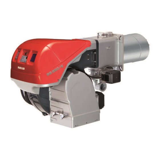 Riello RS 250/EV MZ Instrucciones De Instalación, Uso Y Mantenimiento