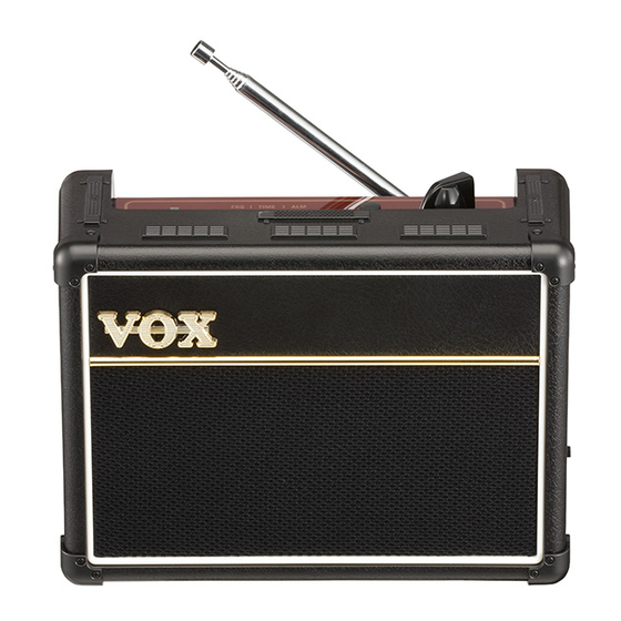 Vox AC30 Manual De Usuario