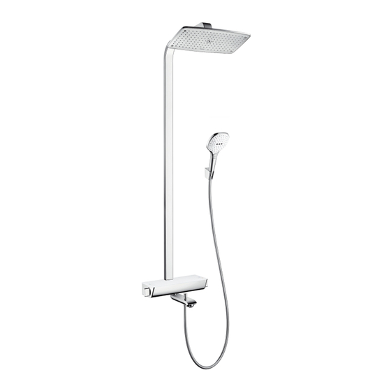 Hansgrohe Raindance Select Showerpipe 27113 Serie Instrucciones De Montaje