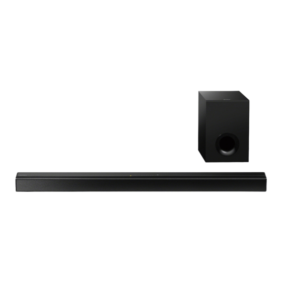 Sony HT-CT80 Manual De Instrucciones