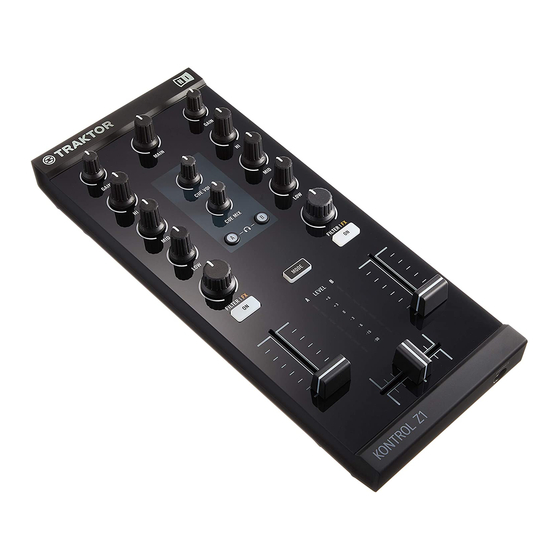 Native Instruments TRAKTOR KONTROL Z1 Guía De Usuario