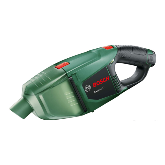 Bosch EasyVac 12 solo Manual Original