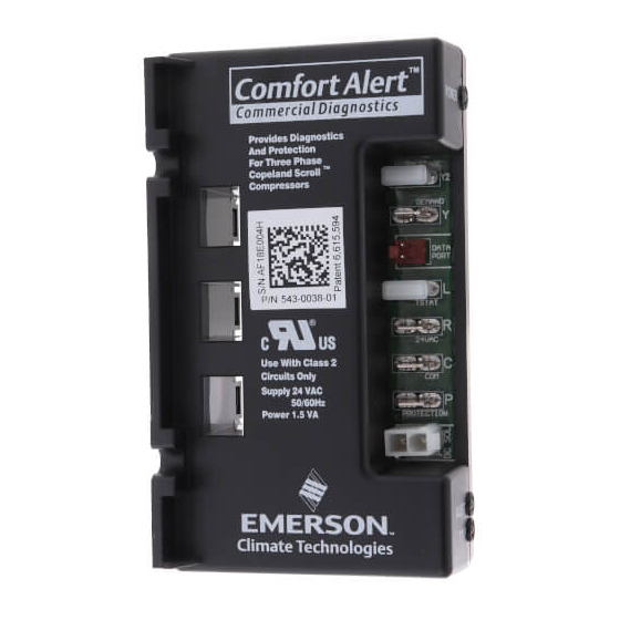 Emerson Comfort Alert 543-0038-01 Manual De Usuario