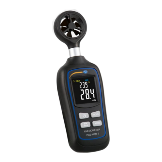 PCE Instruments PCE-MAM 2 Manual De Instrucciones