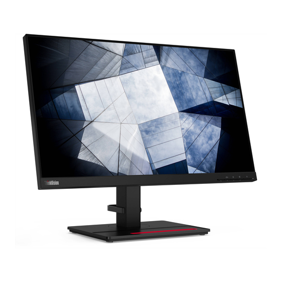 Lenovo ThinkVision P24q-20 Guia Del Usuario