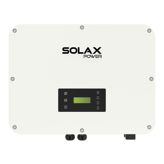 SolaX Power X3-ULTRA Serie Manual De Instalación