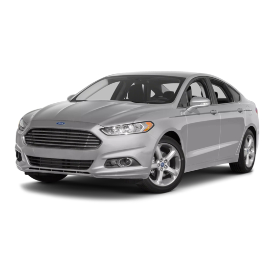 Ford FUSION 2016 Manual Del Propietário