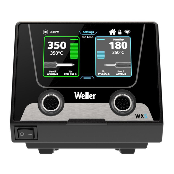 Weller WXsmart Traducción Del Manual Original