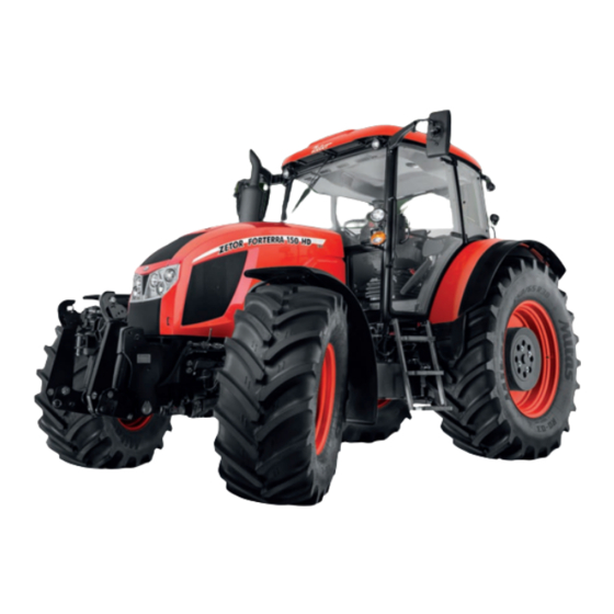 Zetor FORTERRA 150 HD Manuales