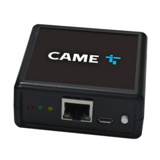 CAME RETH001 Manual De Usuario