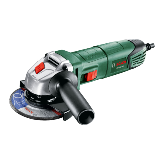 Bosch PWS 7-115 Manuales