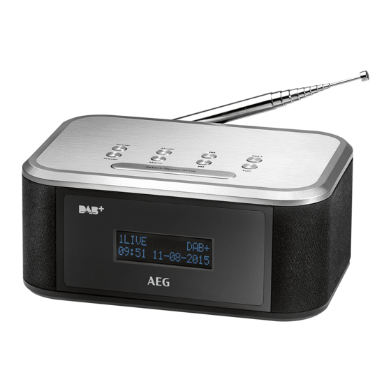 AEG MRC 4148 DAB+ Manuales