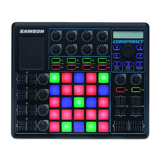 Samson CONSPIRACY Manual De Instrucciones