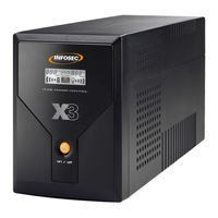 INFOSEC UPS SYSTEM X3 EX LCD USB 2000 Guía De Usuario