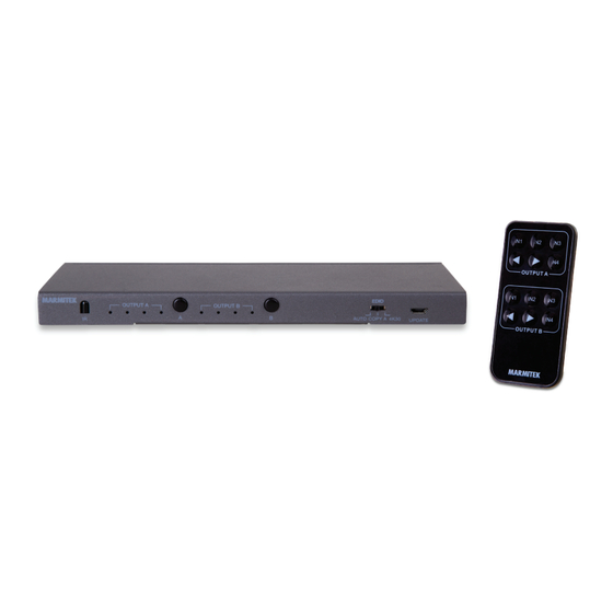 Marmitek Connect 542 UHD Modo De Empleo