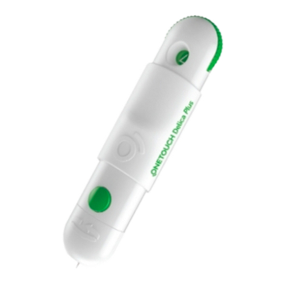 OneTouch Delica Plus Guía Rápida De Inicio