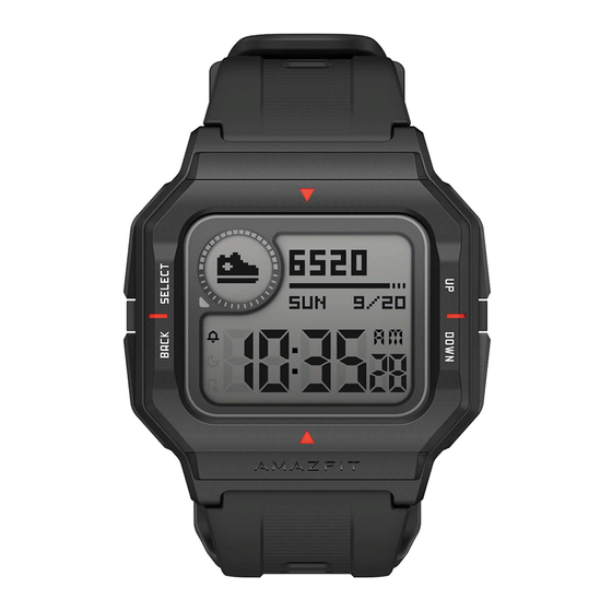 Amazfit Neo Manual Del Usuario