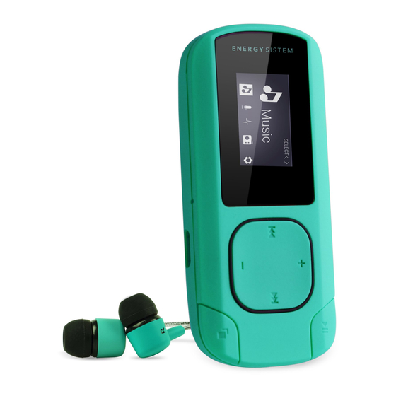 ENERGY SISTEM MP3 Clip Manual Del Usuario