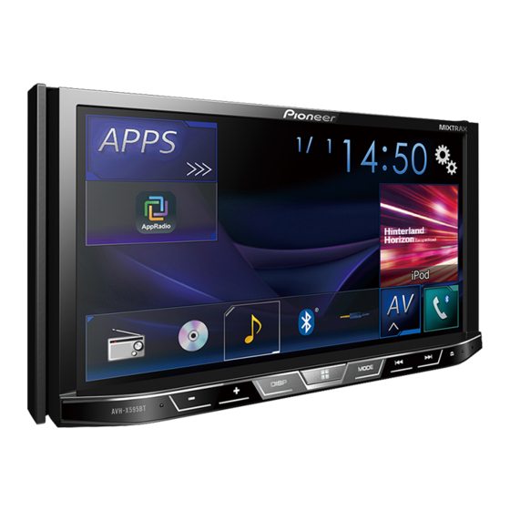 Pioneer AVH-X595BT Manuales