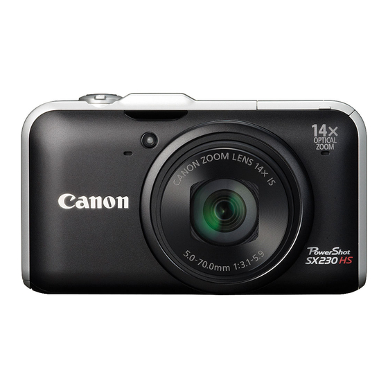 Canon PowerShot SX230 HS Guia Del Usuario