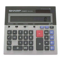 Sharp CS-2130 Manual De Manejo