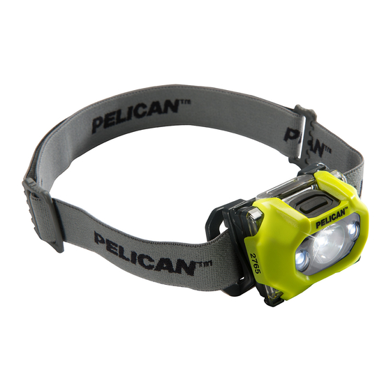 Pelican 2765 LED Manual De Instrucciones