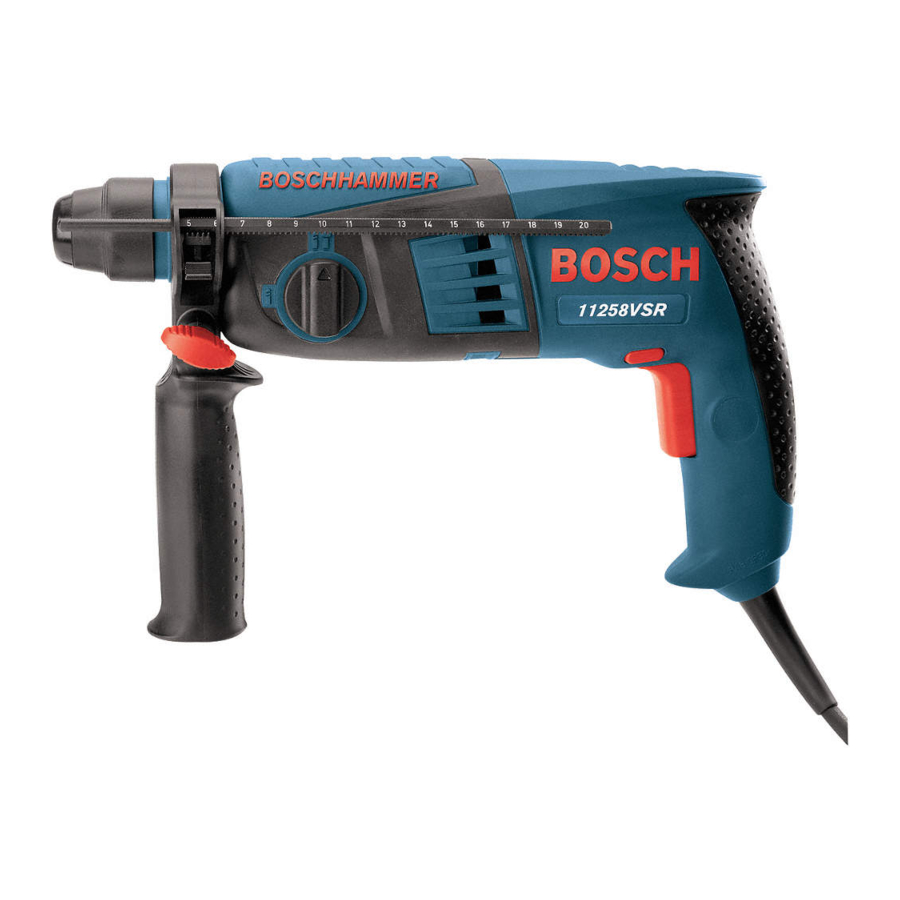 Bosch 11258VSR Manuales