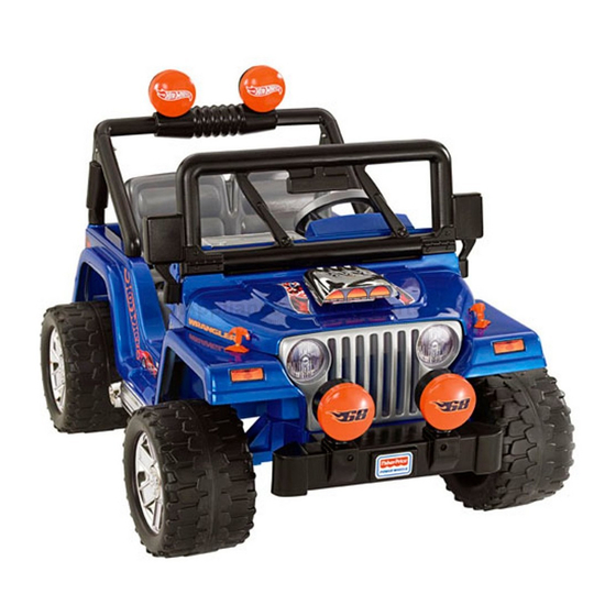 Fisher-Price POWER WHEELS W9418 Manual Del Usuario