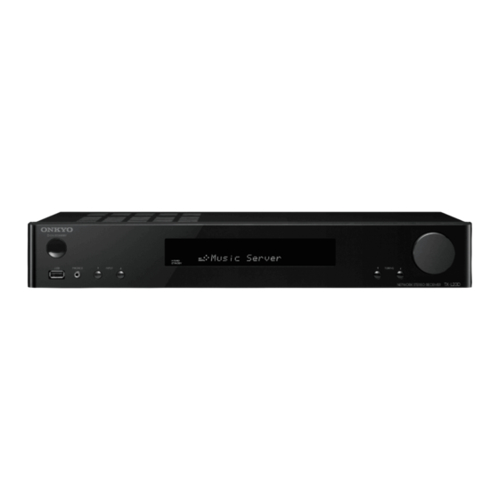 Onkyo TX-L20DW Manual De Instrucciones