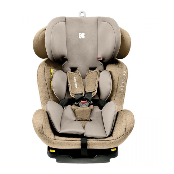 KIKKA BOO 4 SAFE+ ISOFIX Manuales