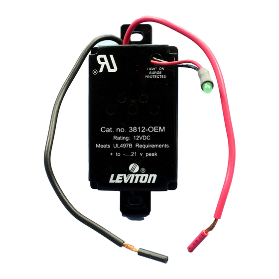 Leviton 3812 Nstrucciones De Instalacion