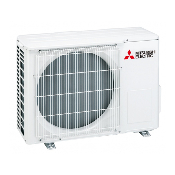 Mitsubishi Electric MXZ-2F33VF Para El Instalador