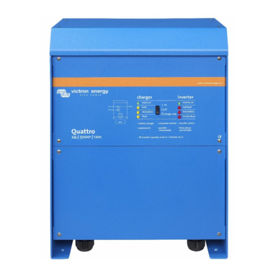 Victron energy Quattro 48V/5000VA/70A-100/100/120V Manual