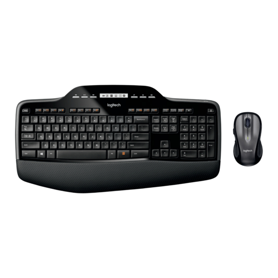 Logitech MK 735 PERFORMANCE Manual Del Usuario