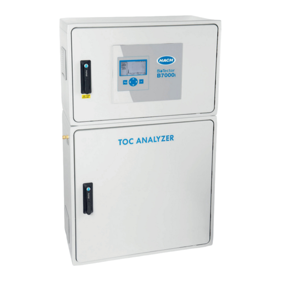 Hach BioTector B7000i Mantenimiento Y Solución De Problemas