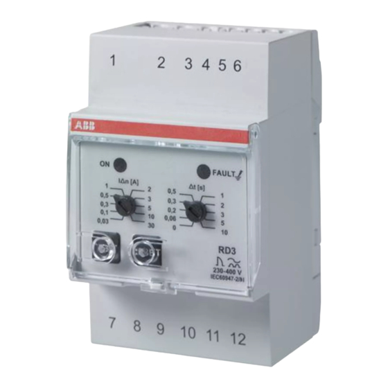 Abb RD3 Manuales | ManualsLib