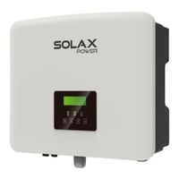 SolaX Power X1-Hybrid-6.0-D Manual De Instalación