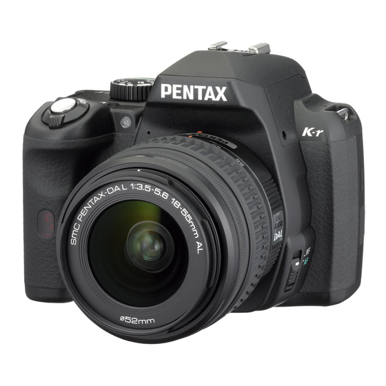 Pentax K-r Manuales