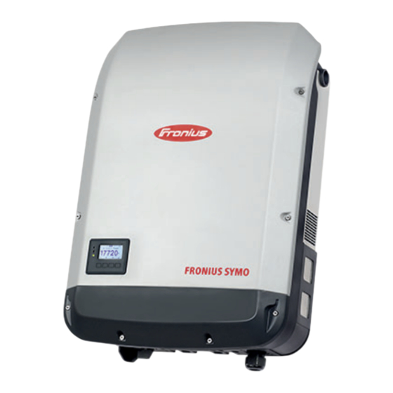 Fronius Symo 10.0-3-M Instrucciones De Instalación