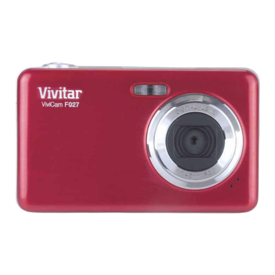 Vivitar ViviCam F027 Manual Del Usuario