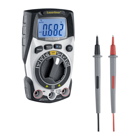 LaserLiner MultiMeter Pocket XP Manual De Instrucciones