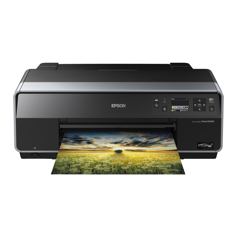 Epson Stylus Photo R3000 Manual