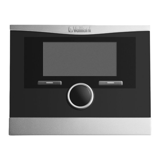 Vaillant calorMATIC 470f Instrucciones De Funcionamiento
