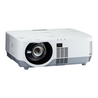 NEC P502W Manual Del Usuario