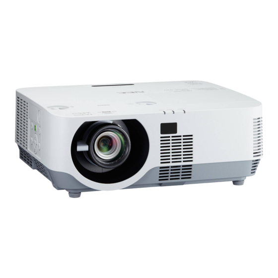 NEC P502H Manual Del Usuario