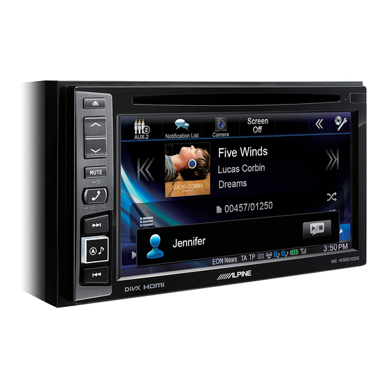 Alpine INE-W990HDMI Guía De Referencia Rápida