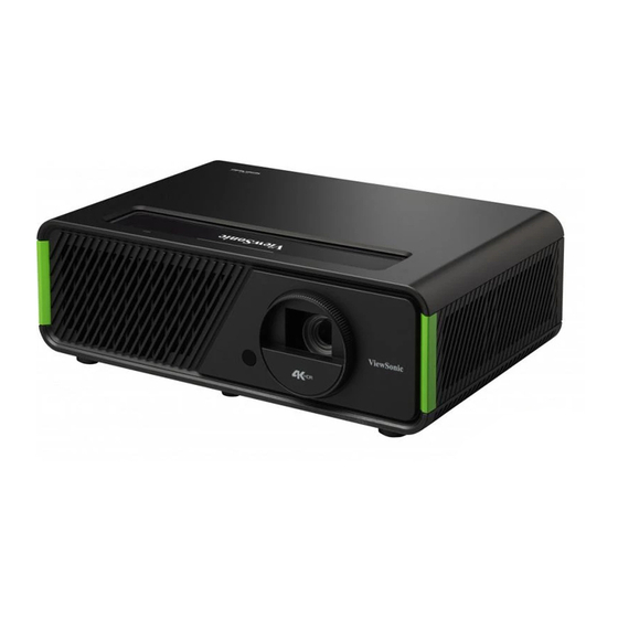 ViewSonic X1-4K Guía De Usuario