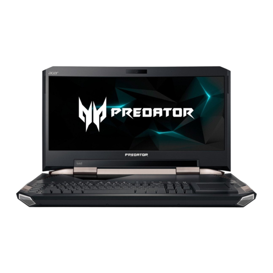 Acer Predator 21 X Manual De Usuario