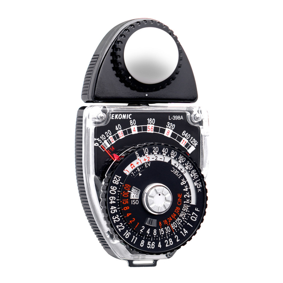Sekonic STUDIO DELUXE III Instrucciones De Operación