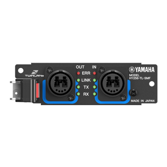 Yamaha HY256-TL-SMF Manual De Instrucciones